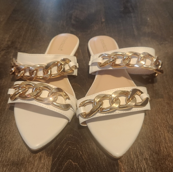 Beige scandals, size 9 from Shoe Dazzle - Picture 2 of 2